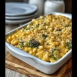 Baked Broccoli Macaroni and Cheese