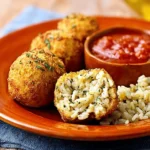 Baked Chickpea and Rice Balls