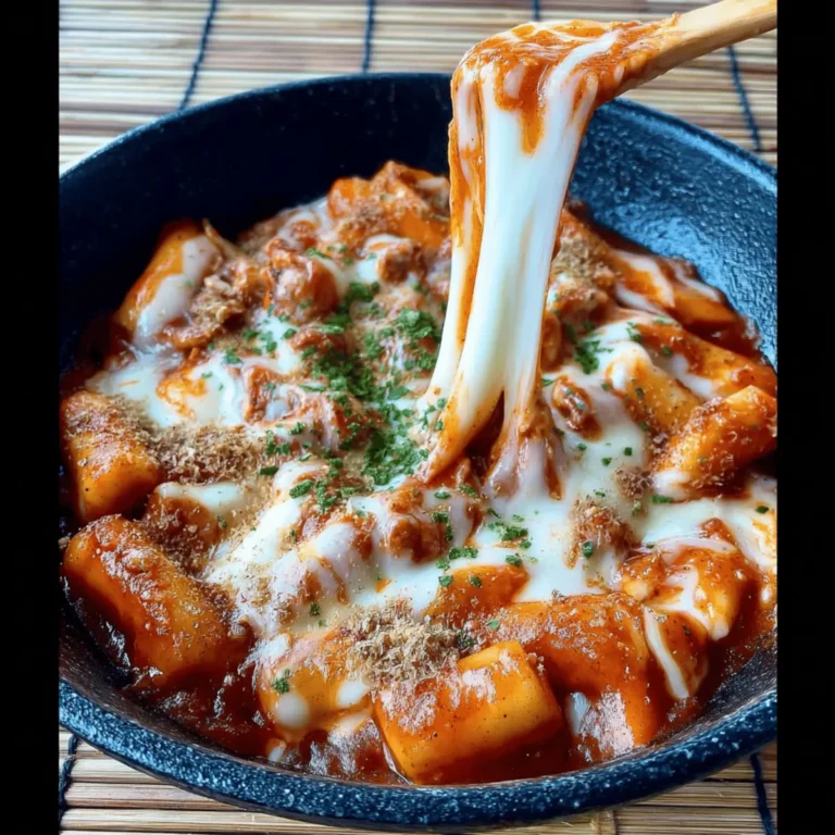 Cheese Tteokbokki Gochujang Mozzarella