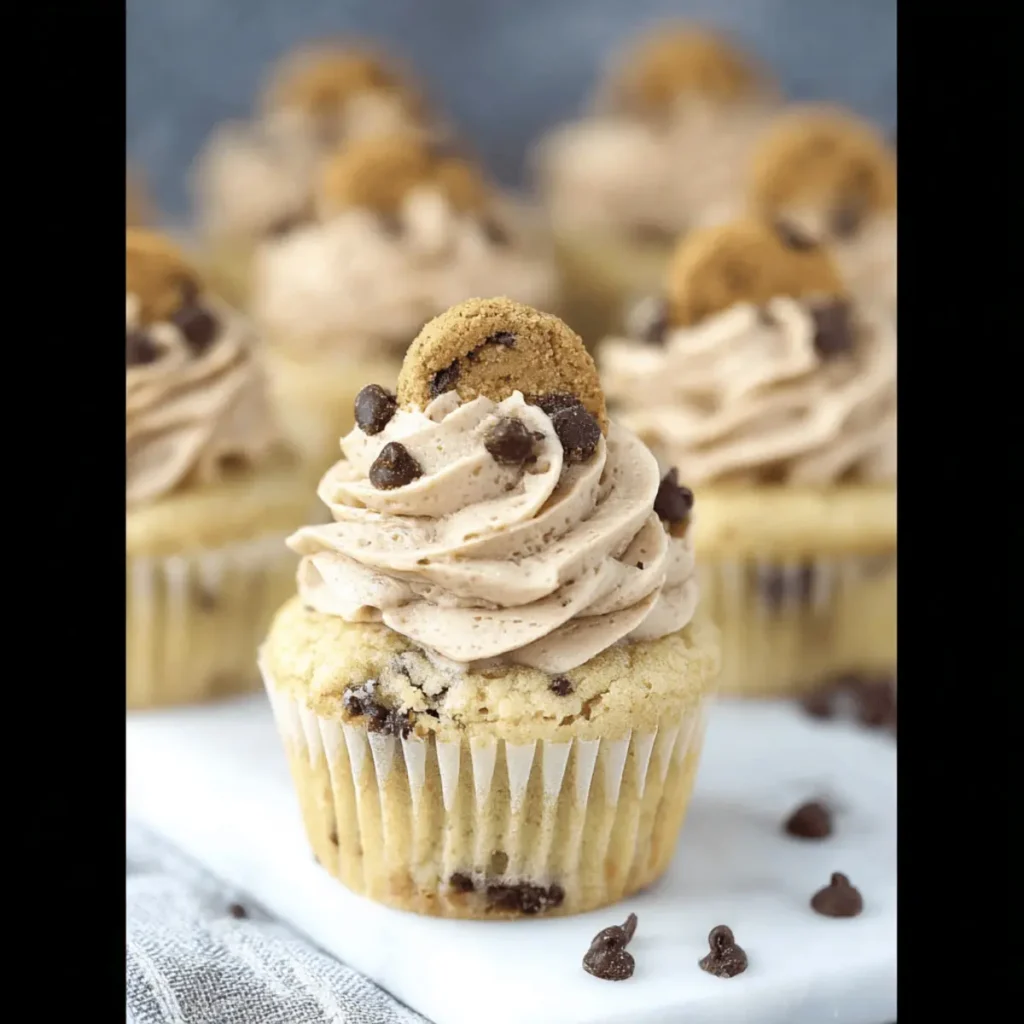 Chocolate Chip Cookie Cupcakes