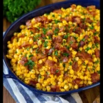 Fried Corn with Bacon