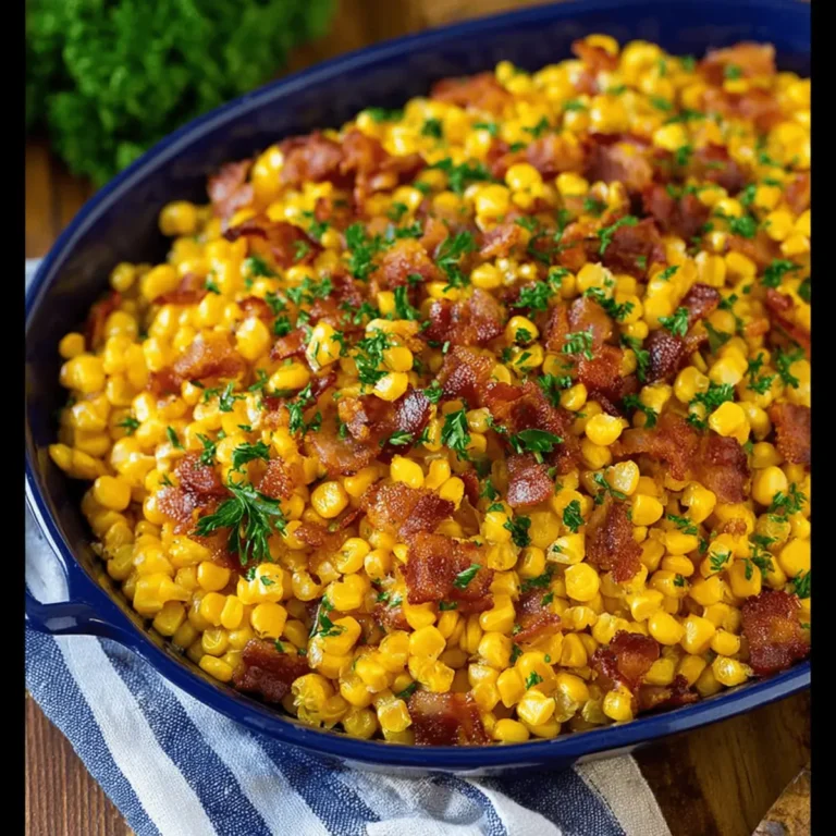Fried Corn with Bacon