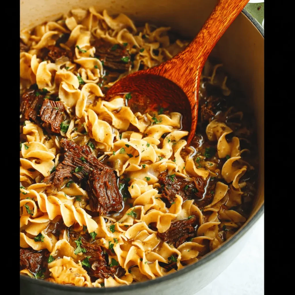 Grandma’s Beef and Noodles
