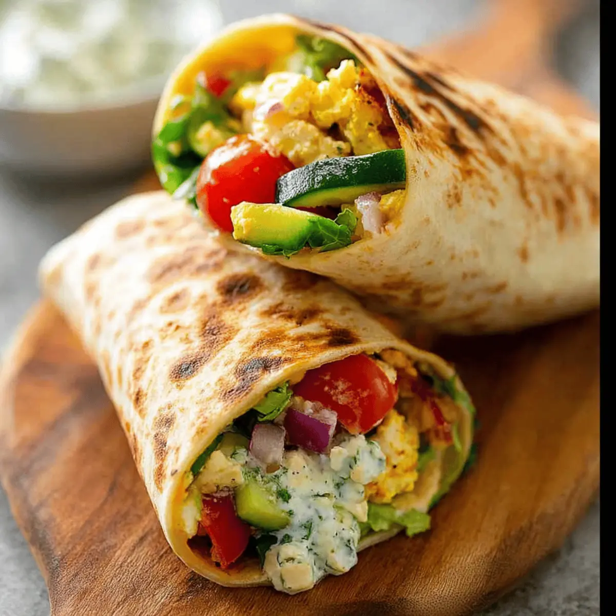 Quick Easy Mediterranean Veggie Wraps: Fresh, Flavorful Delights
