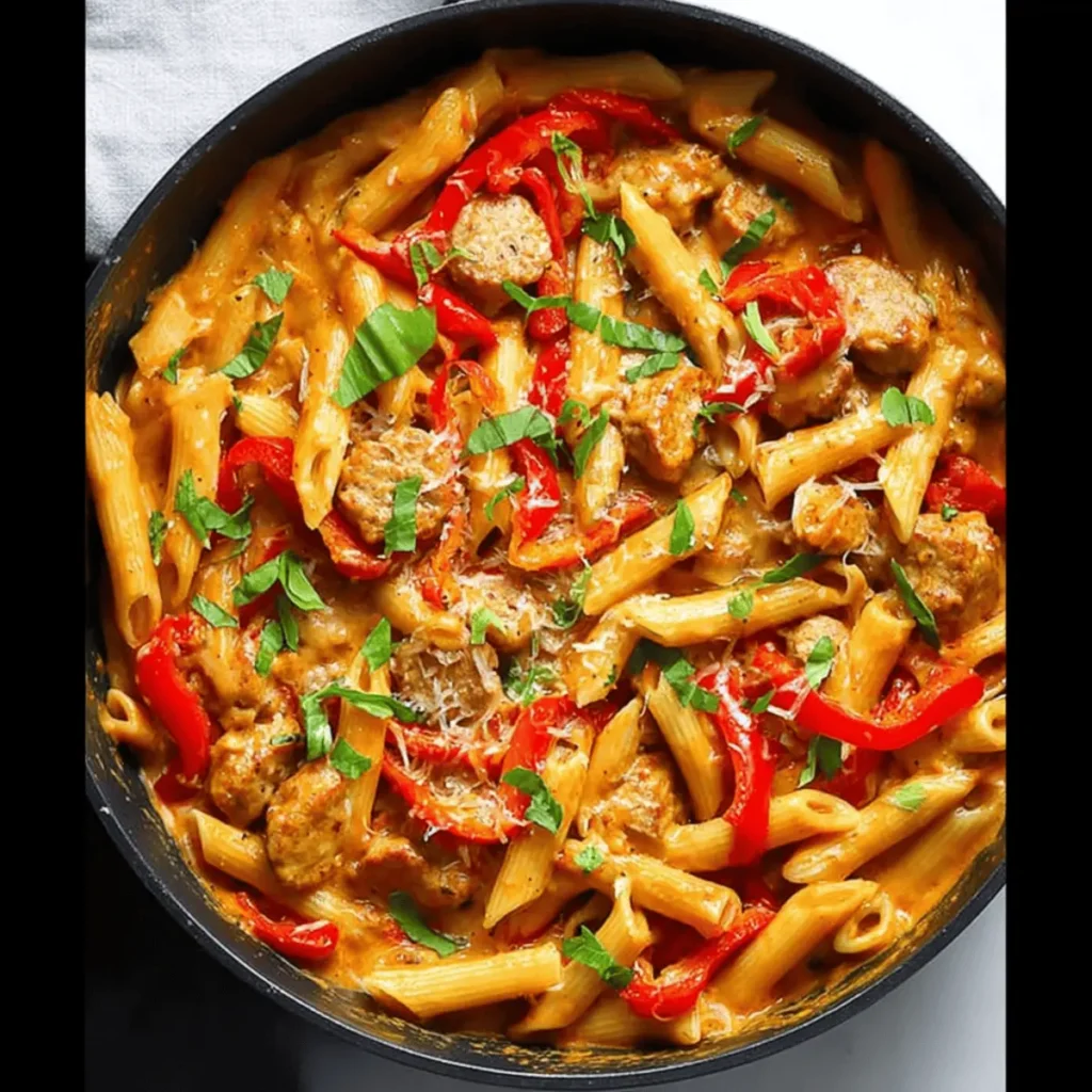 one pot sausage pasta