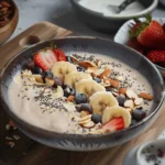 Almond Banana Smoothie Bowl