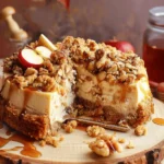 Apple Crumble Cheesecake