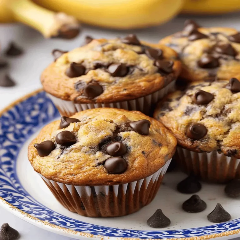 Banana Chocolate Chip Muffins