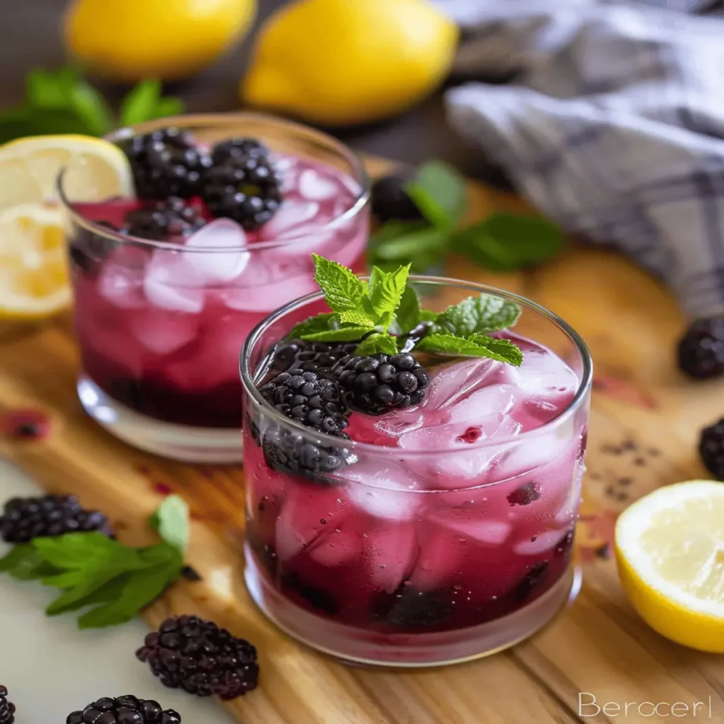Blackberry Bourbon Lemonade