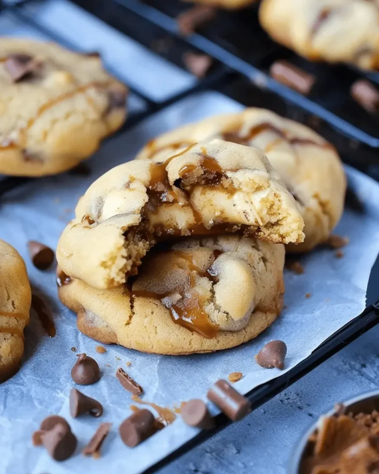 Caramel Cheesecake Cookies