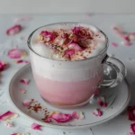 Chamomile Rose Tea Latte