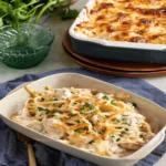 Chicken Tetrazzini Bake