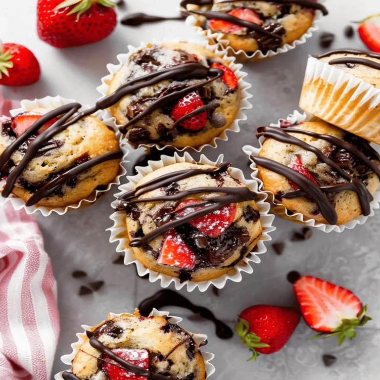 Chocolate Covered Strawberry Muffins