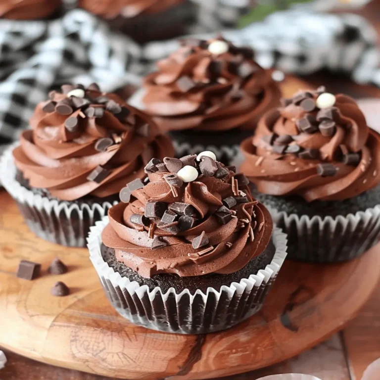 Chocolate Fudge Cupcakes