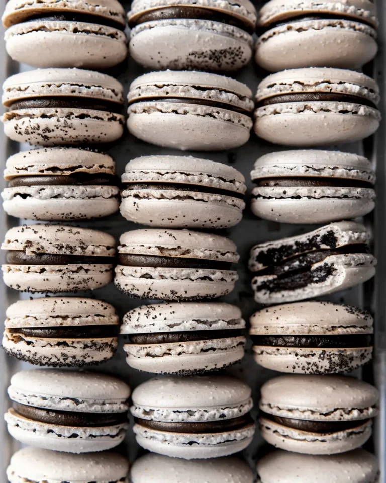 Cookies and Cream Macarons