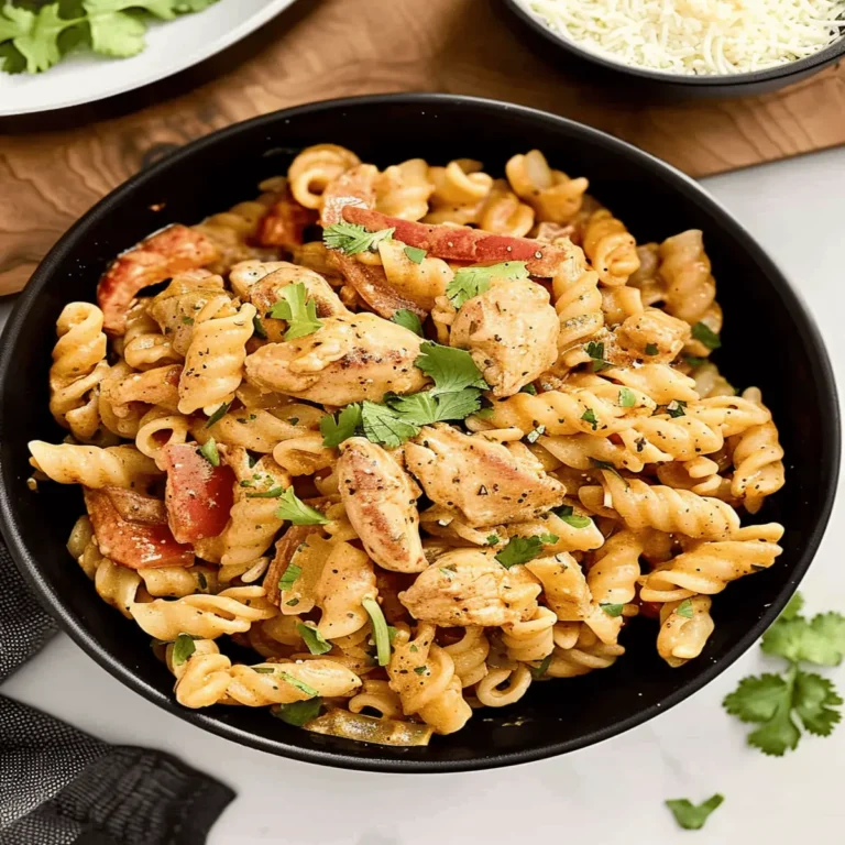 Creamy Chicken Fajita Pasta