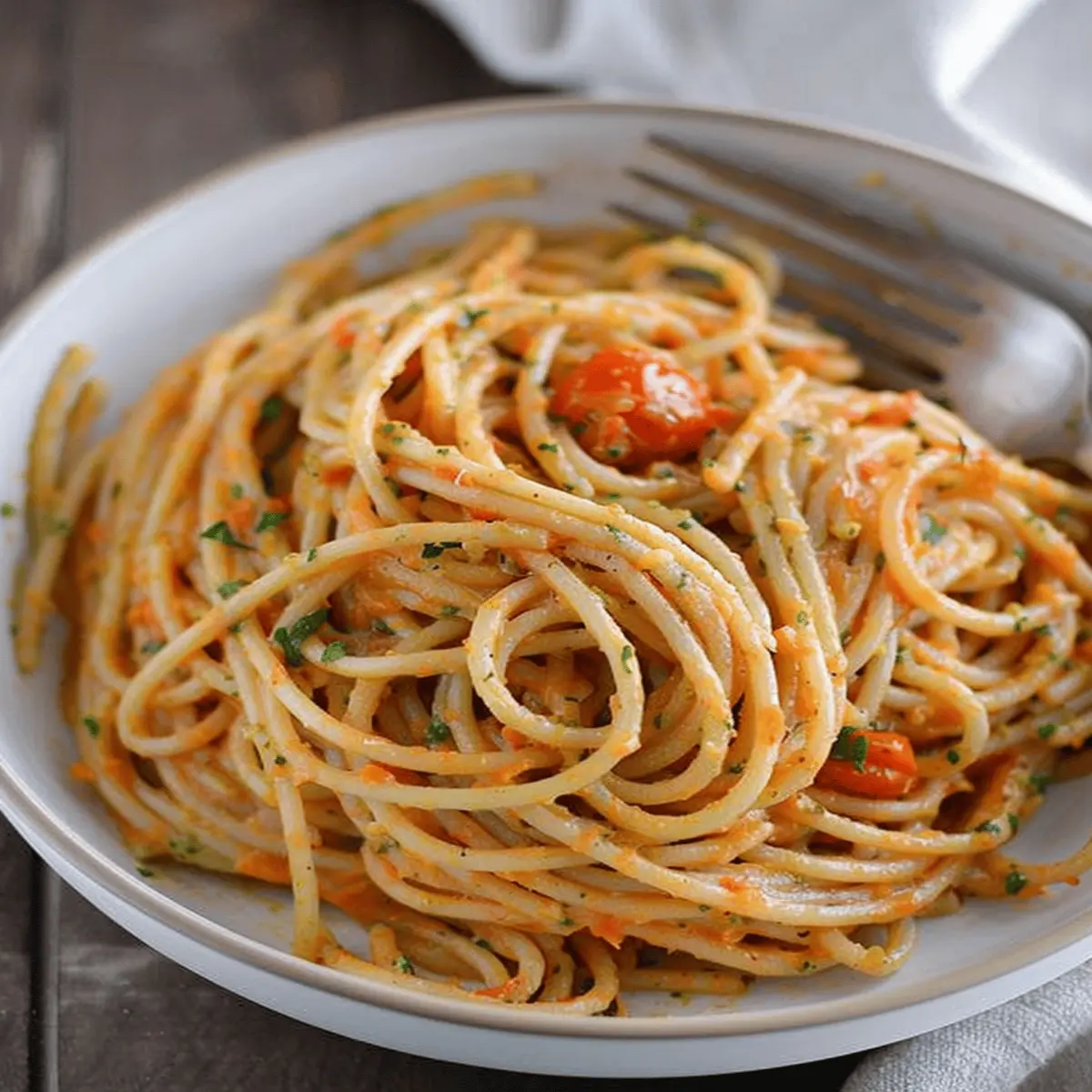 Easy Pesto Pasta: 20-Minute Bliss with Juicy Cherry Tomatoes