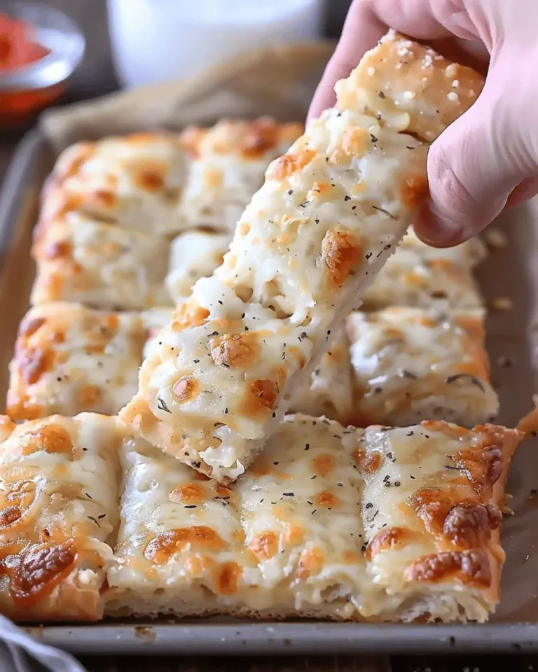 Easy Cheesy Breadsticks Recipe