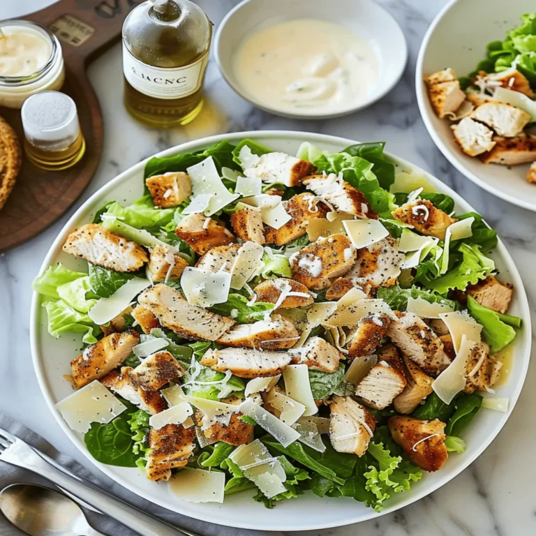 Easy Chicken Caesar Salad Recipe