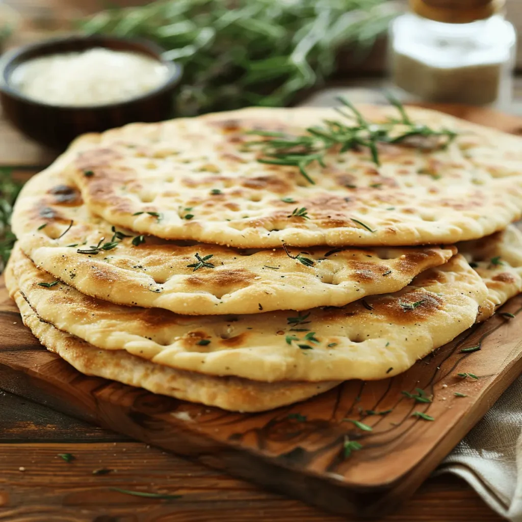 Easy Garlic Herb Flatbread Simple and Flavorful Recipe
