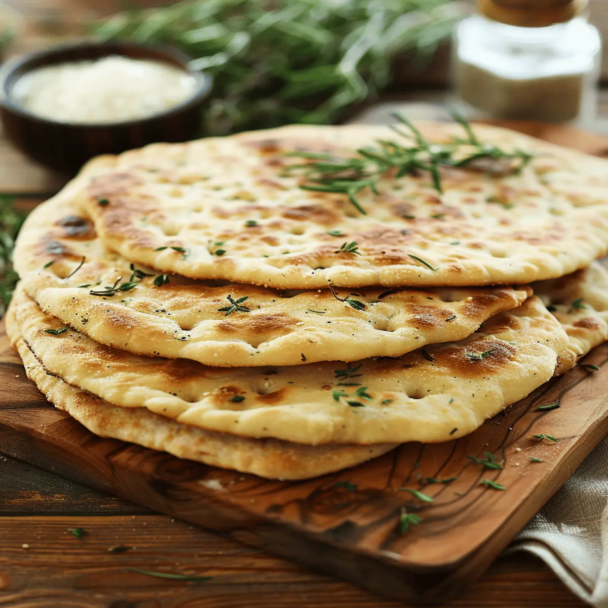 Easy Garlic Herb Flatbread: Simple, Flavorful Delight!