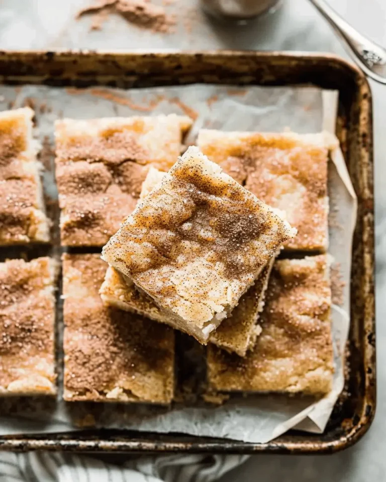 Easy Snickerdoodle Bars Recipe