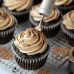 Espresso Brownie Cupcakes with Coffee Buttercream