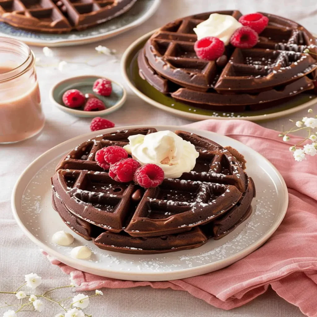 Fluffy Chocolate Waffle Recipe