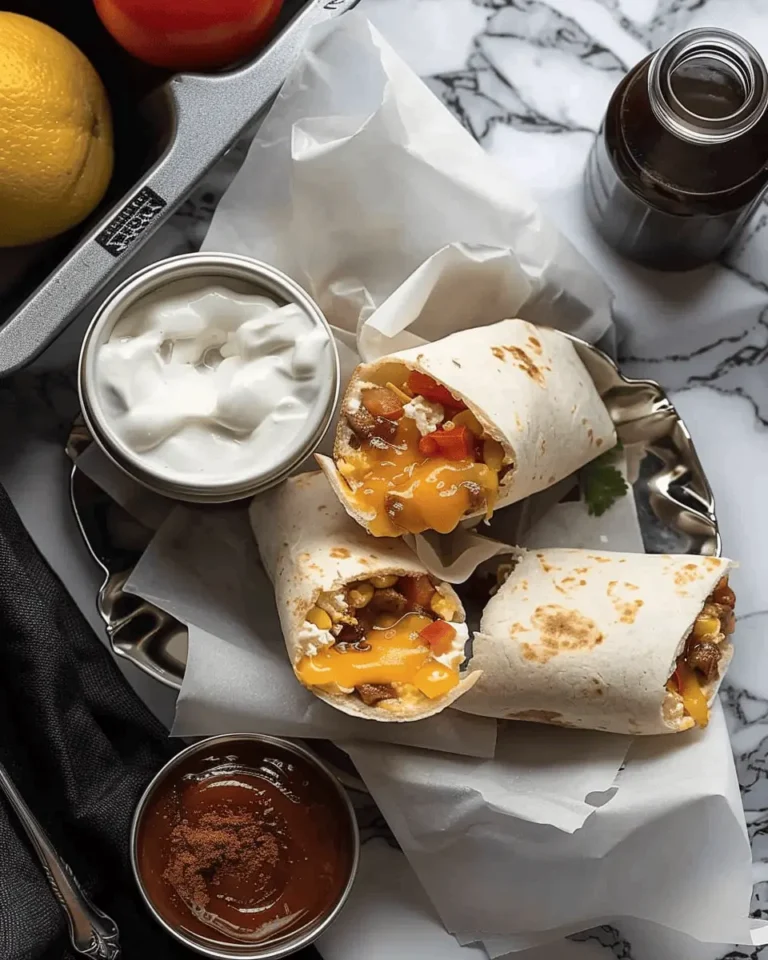 Freezer Breakfast Burritos for Busy Mornings