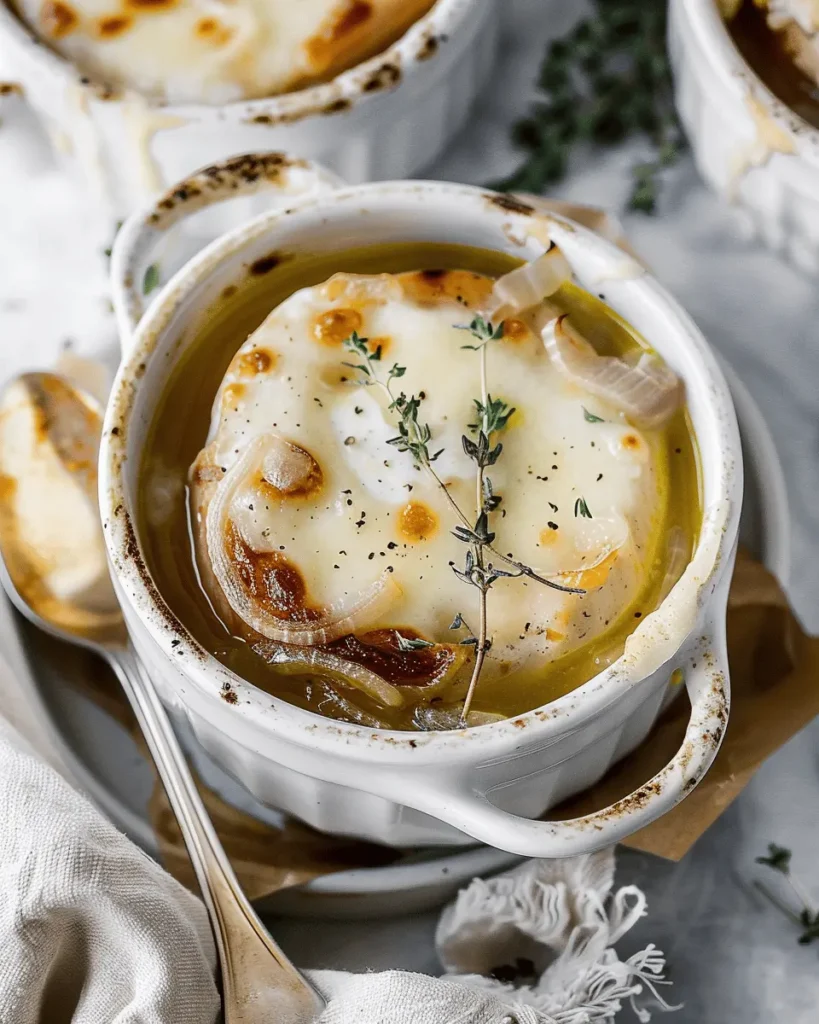 French Onion Chicken Soup