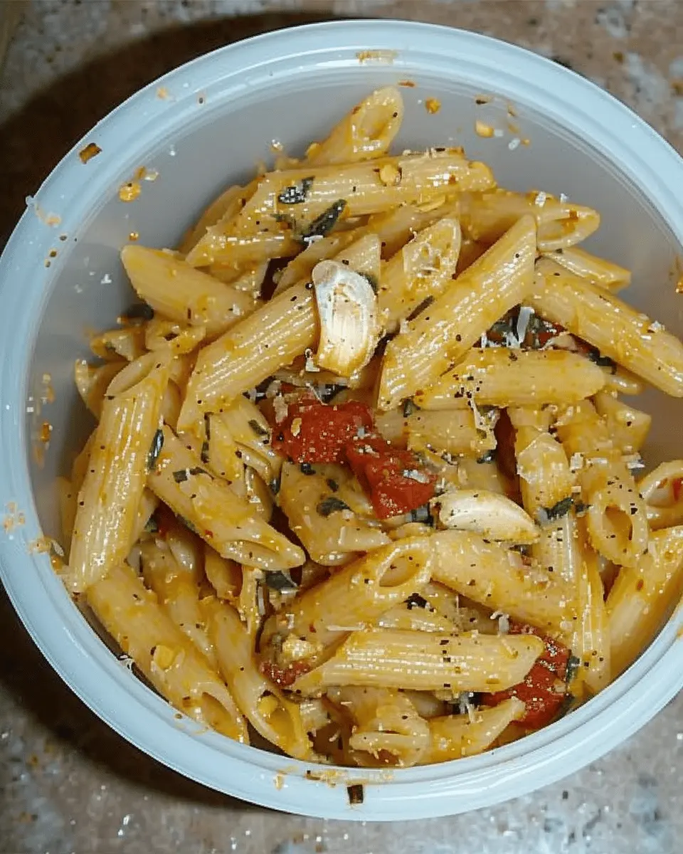 Garlic Penne Pasta: An Incredible Secret Recipe for Amazing Flavor
