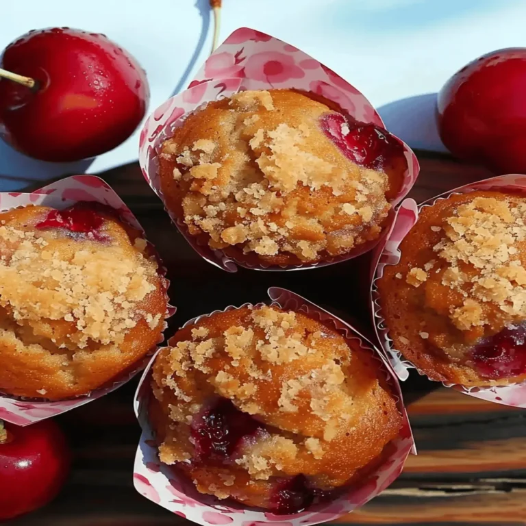 Gluten-Free Cherry Cobbler Muffins
