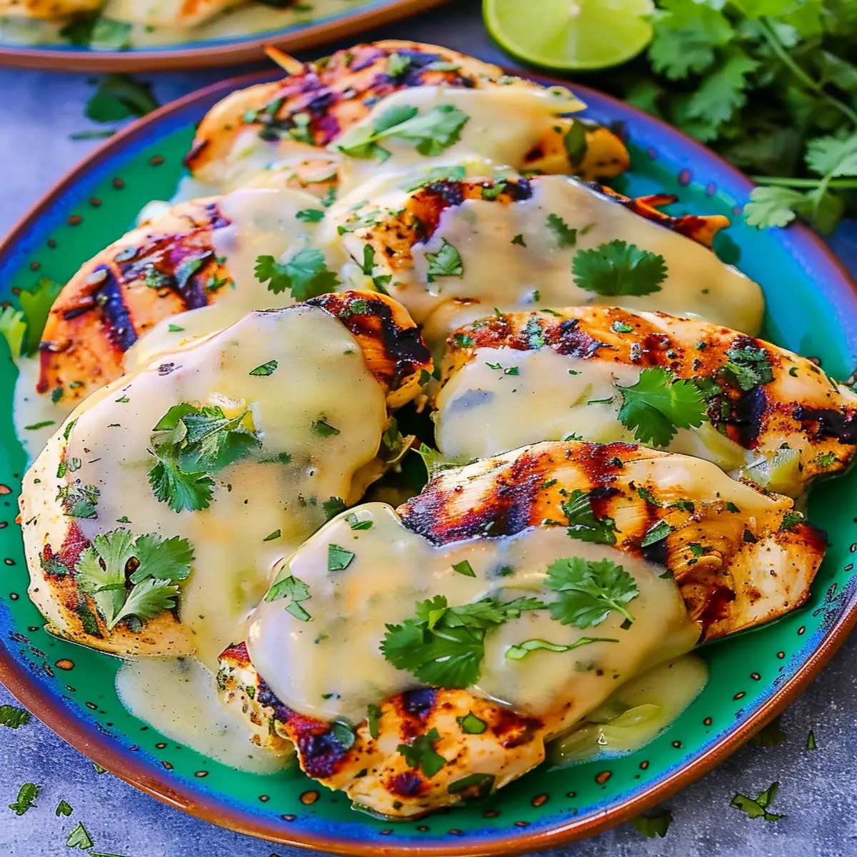 Grilled Salsa Verde Pepper Jack Chicken: Juicy Flavor Explosion