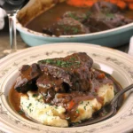 Italian Pot Roast with Gorgonzola Polenta