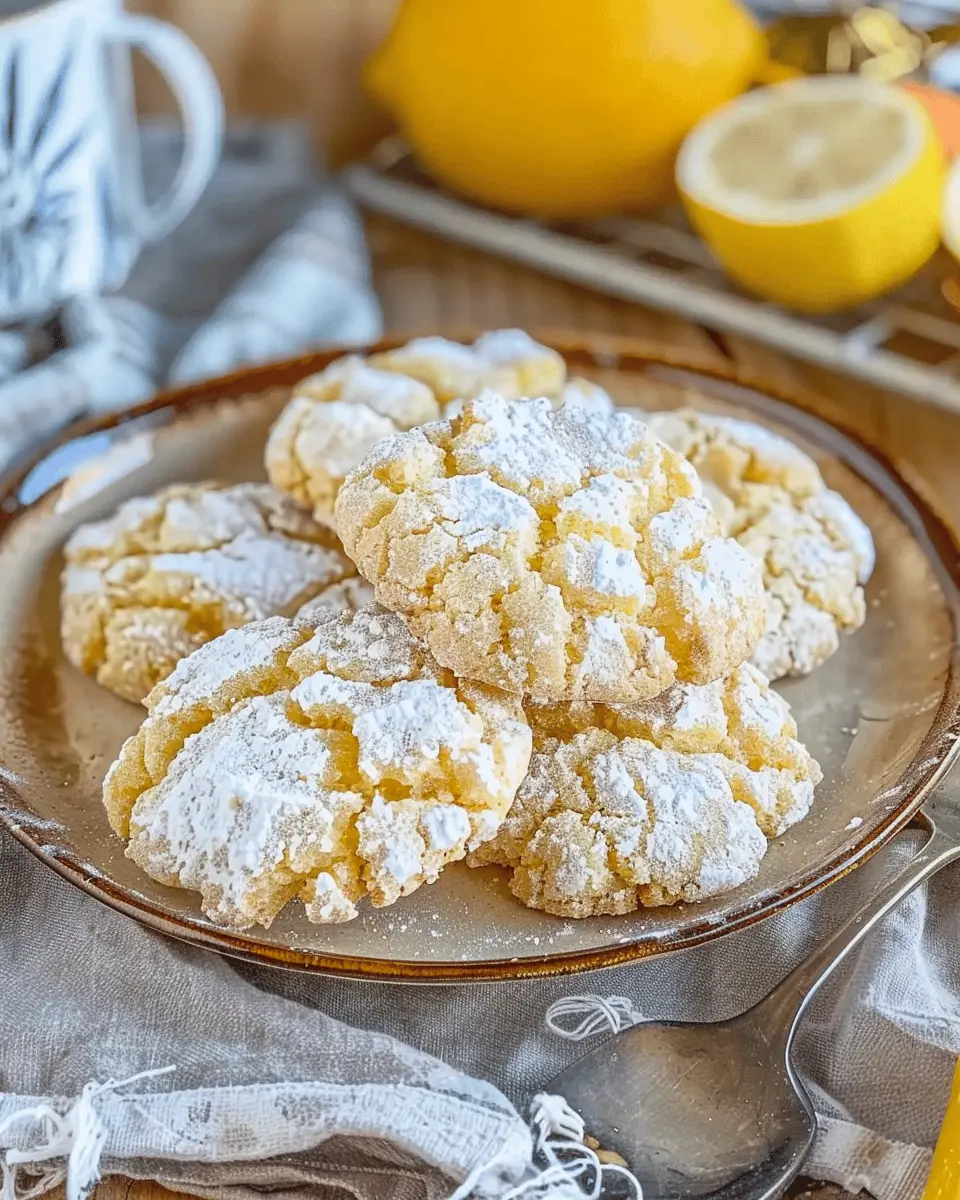 Lemon Gooey Butter Cookies: Irresistibly Sweet & Easy Delight!