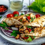 Mediterranean Chicken Wraps