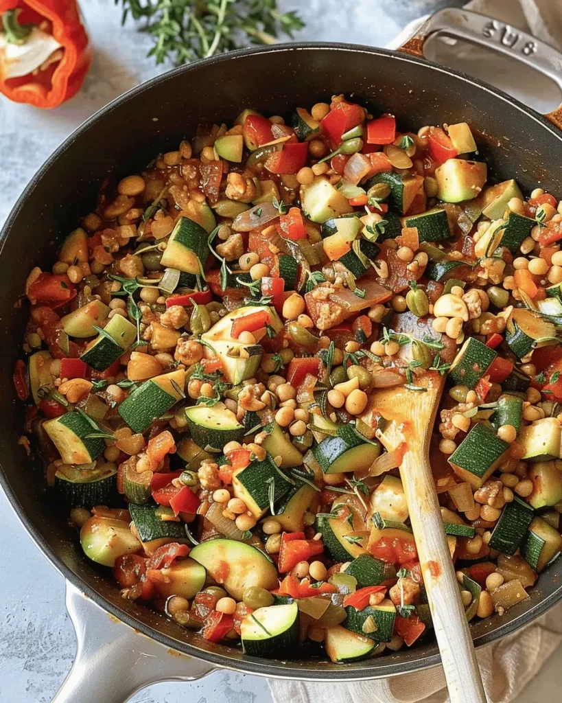 Mediterranean Skillet with Zucchini