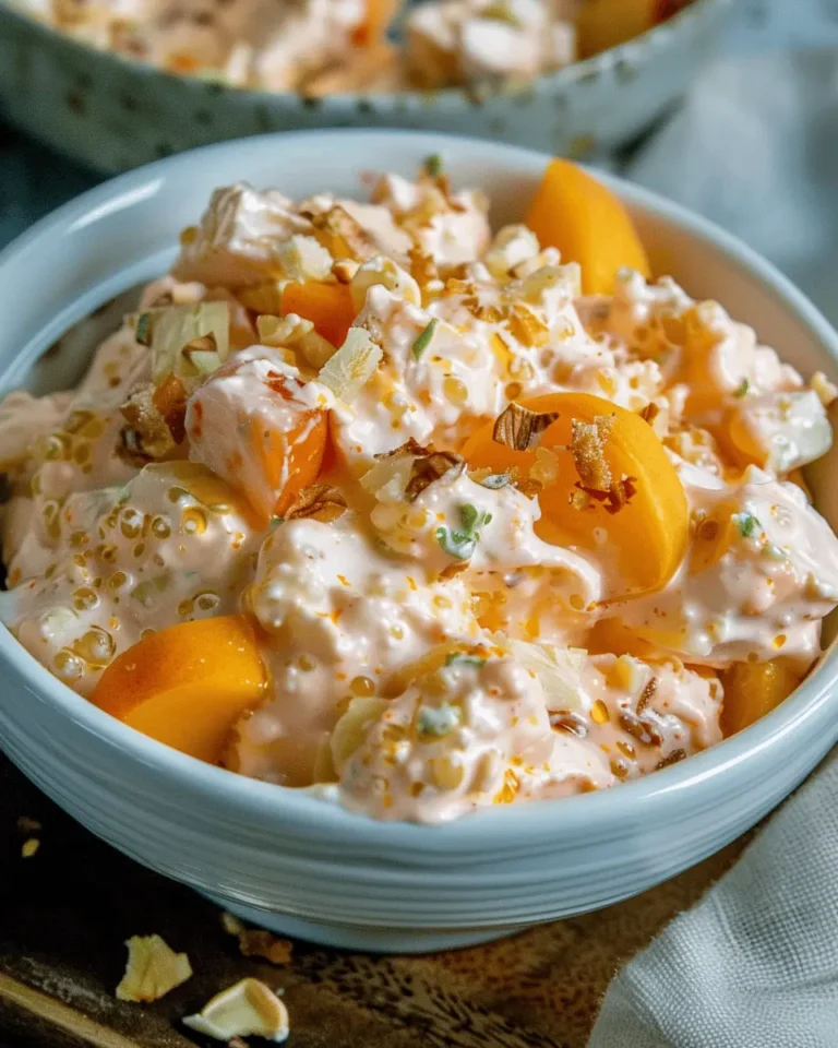 Millionaire Peach Salad: An Incredible 5-Ingredient Recipe