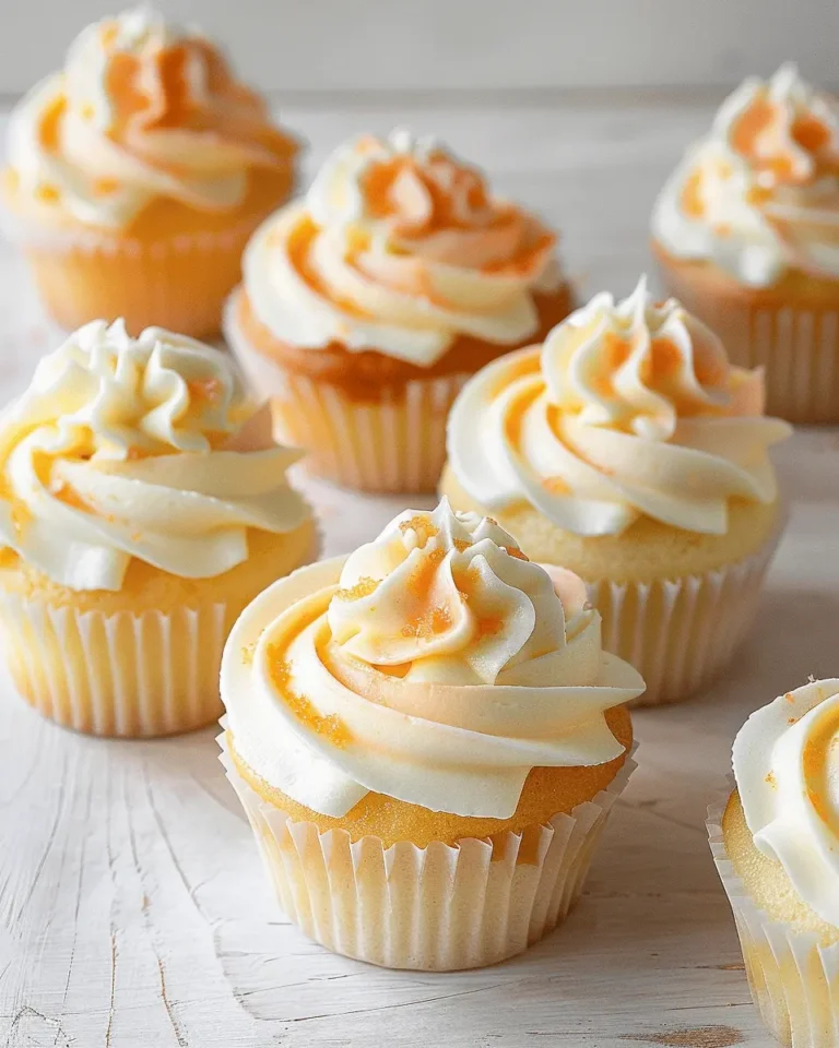 Orange Blossom Cupcakes with Vanilla Bean Buttercream