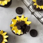 Oreo Sunflower Cupcakes
