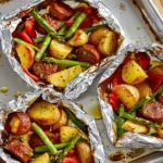 Potato and Sausage Foil Packets