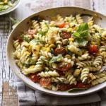 Roasted Corn and Tomato Pasta Salad