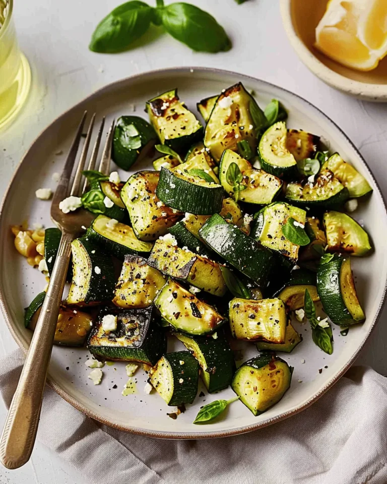 Savory Herb-Roasted Zucchini Wedges