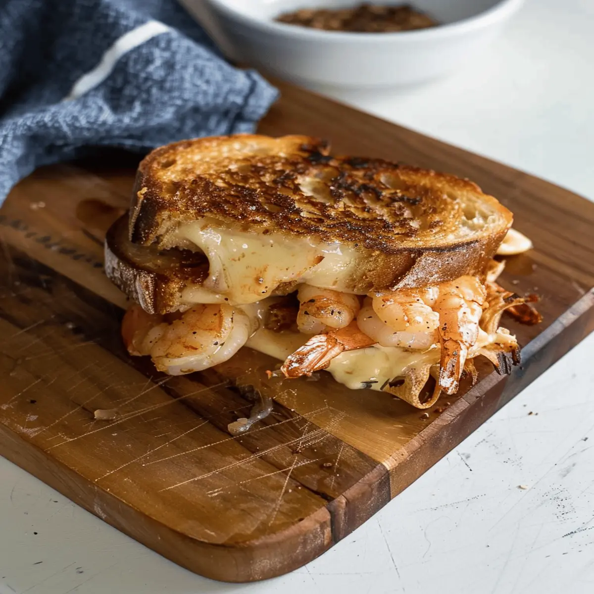 Shrimp Grilled Cheese: Irresistibly Cheesy & Flavor-Packed!