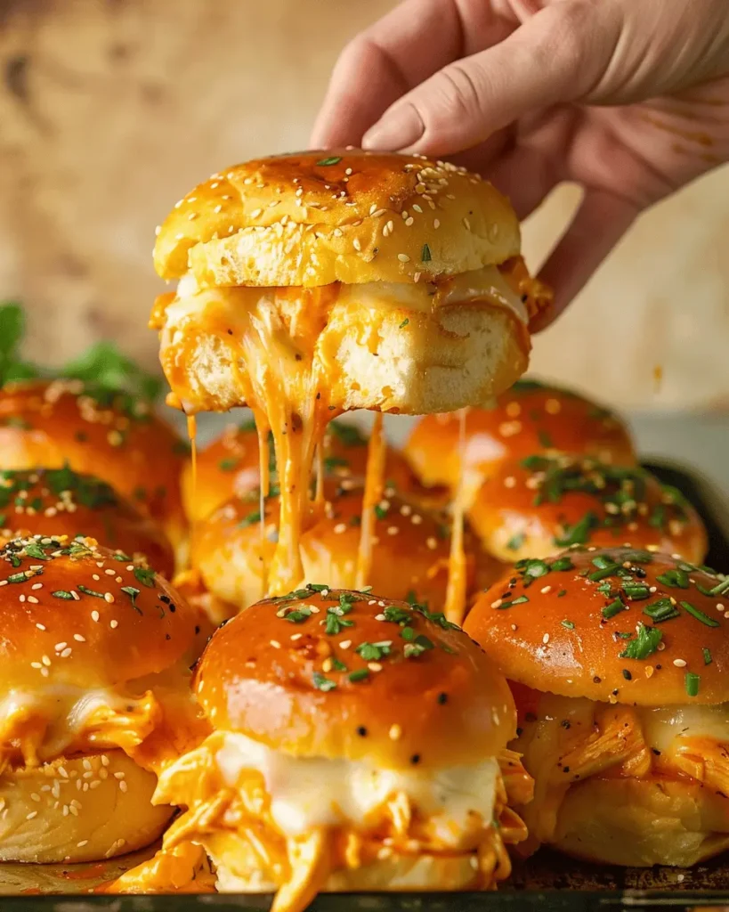 Spicy Buffalo Chicken Sliders