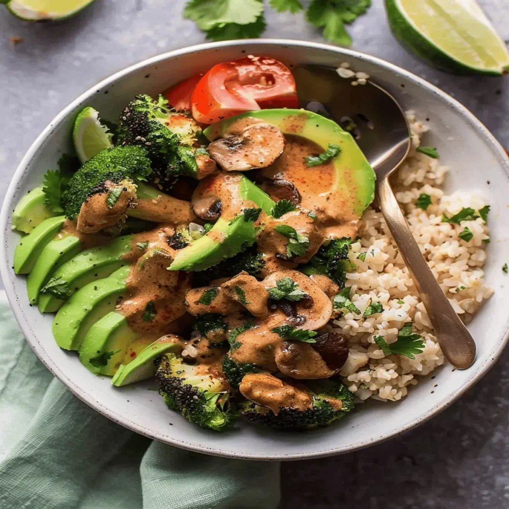 Spicy Chipotle Buddha Bowl with Cauliflower Rice