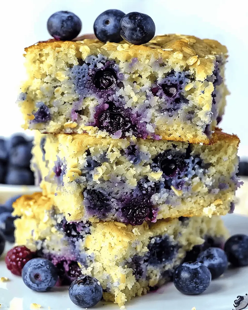 Healthy Yogurt Oat Blueberry Breakfast Cake Delights Made Easy