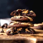 Peanut Butter Brownie Swirl Cookies