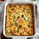 Cheese Sausage Egg Bake: A Breakfast Delight Awaits!