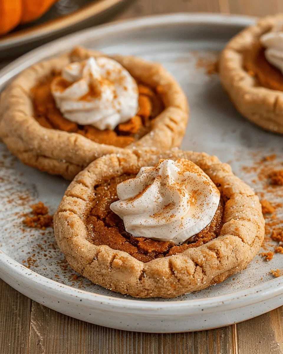Vegan Pumpkin Pie Cookies: Easy Treats for Cozy Fall Moments